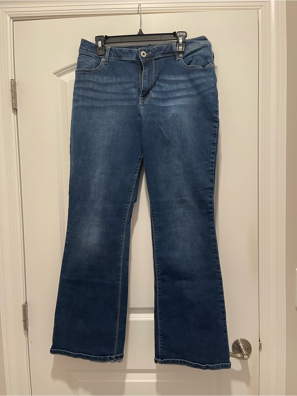 Maurices Dark Blue Flare Jeans